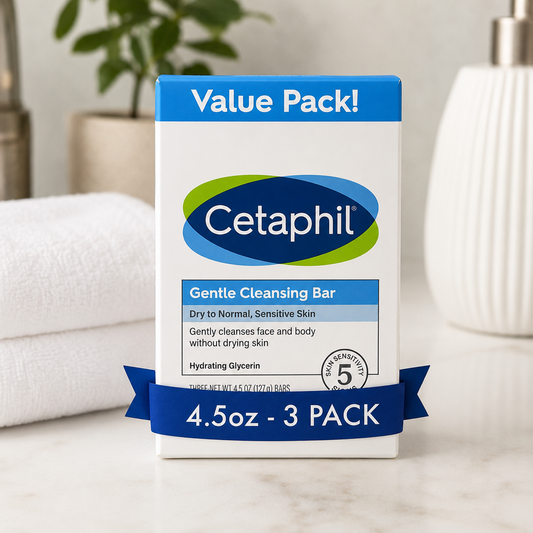 Cetaphil Gentle Cleansing Bar (Pack of 3)