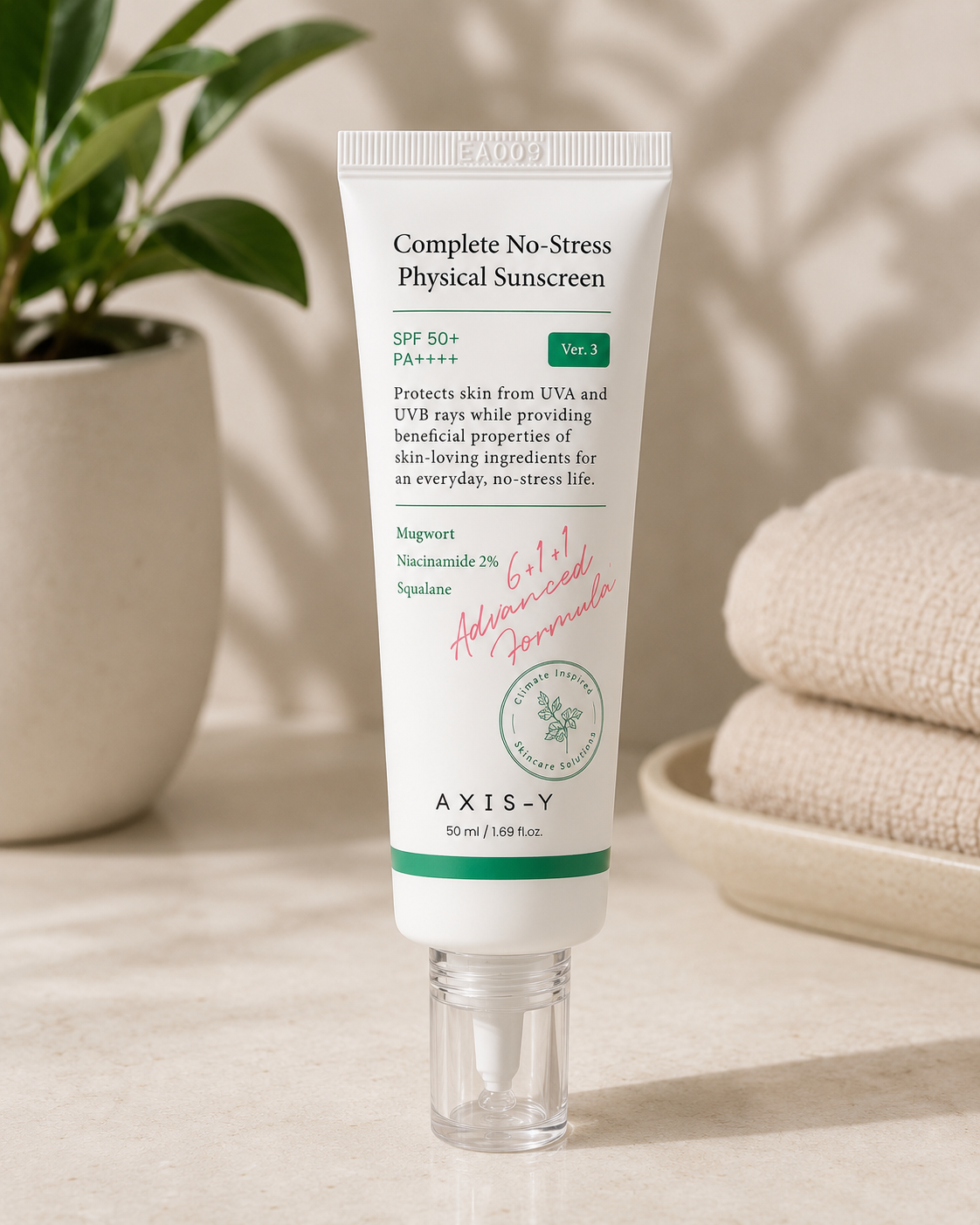 Complete No Stress Physical Sunscreen White 50ml
