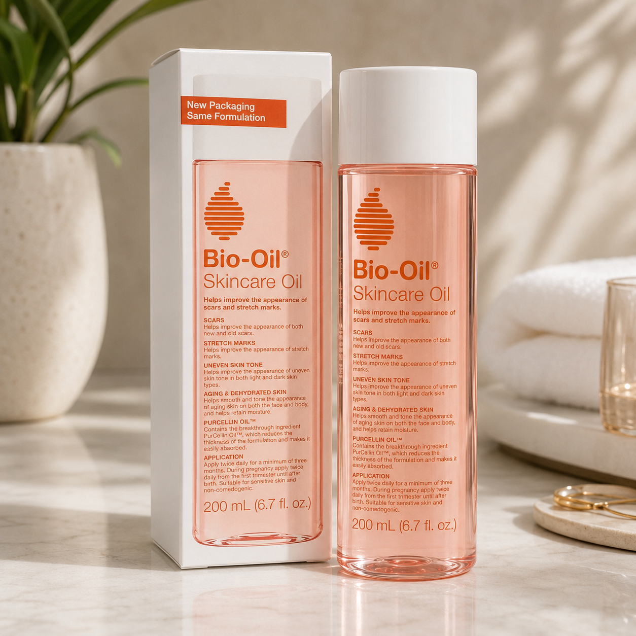Bio-Oil Skincare Oil, 6.7 Ounce, Body Oil for Scars and Stretchmarks, Hydrates Skin, Non-Greasy