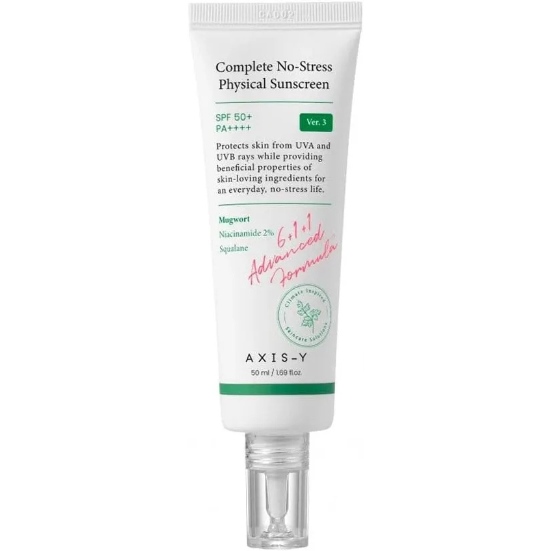 Complete No Stress Physical Sunscreen, White